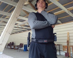 At the gun range
